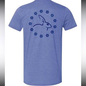 Mickey Mouse Snowflake From Hare Wear Apparel.. Heather Blue, Unisex Multi Sizes